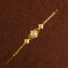 Traditional Stamp Bracelet (D12) - Silver 925 & Gold Plated