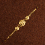 Traditional Stamp Bracelet (D2) - Silver 925 & Gold Plated