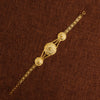 Traditional Stamp Bracelet (D10) - Silver 925 & Gold Plated