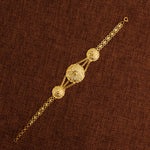 Traditional Stamp Bracelet (D10) - Silver 925 & Gold Plated