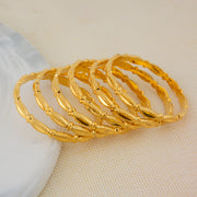 Kid's Bangles (D24-K) - Silver 925 & Gold Plated