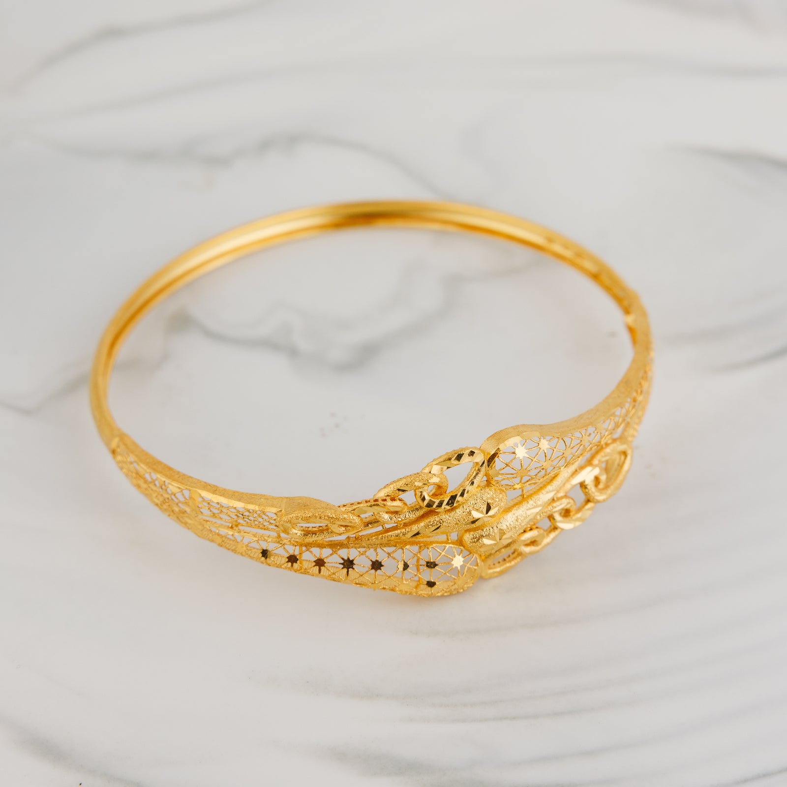 RP Cuff Bracelet (D19) - Silver 925