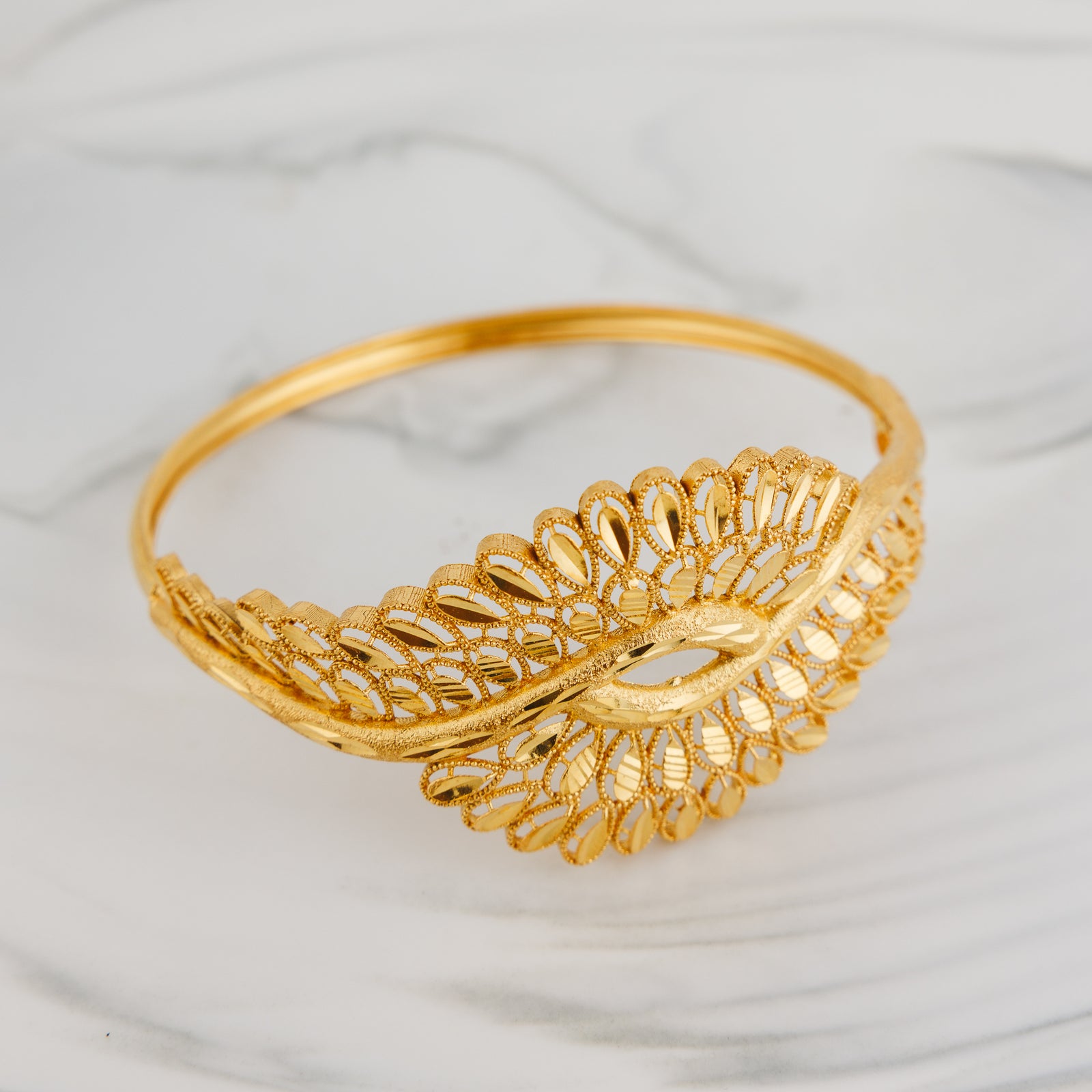 RP Cuff Bracelet (D22) - Silver 925