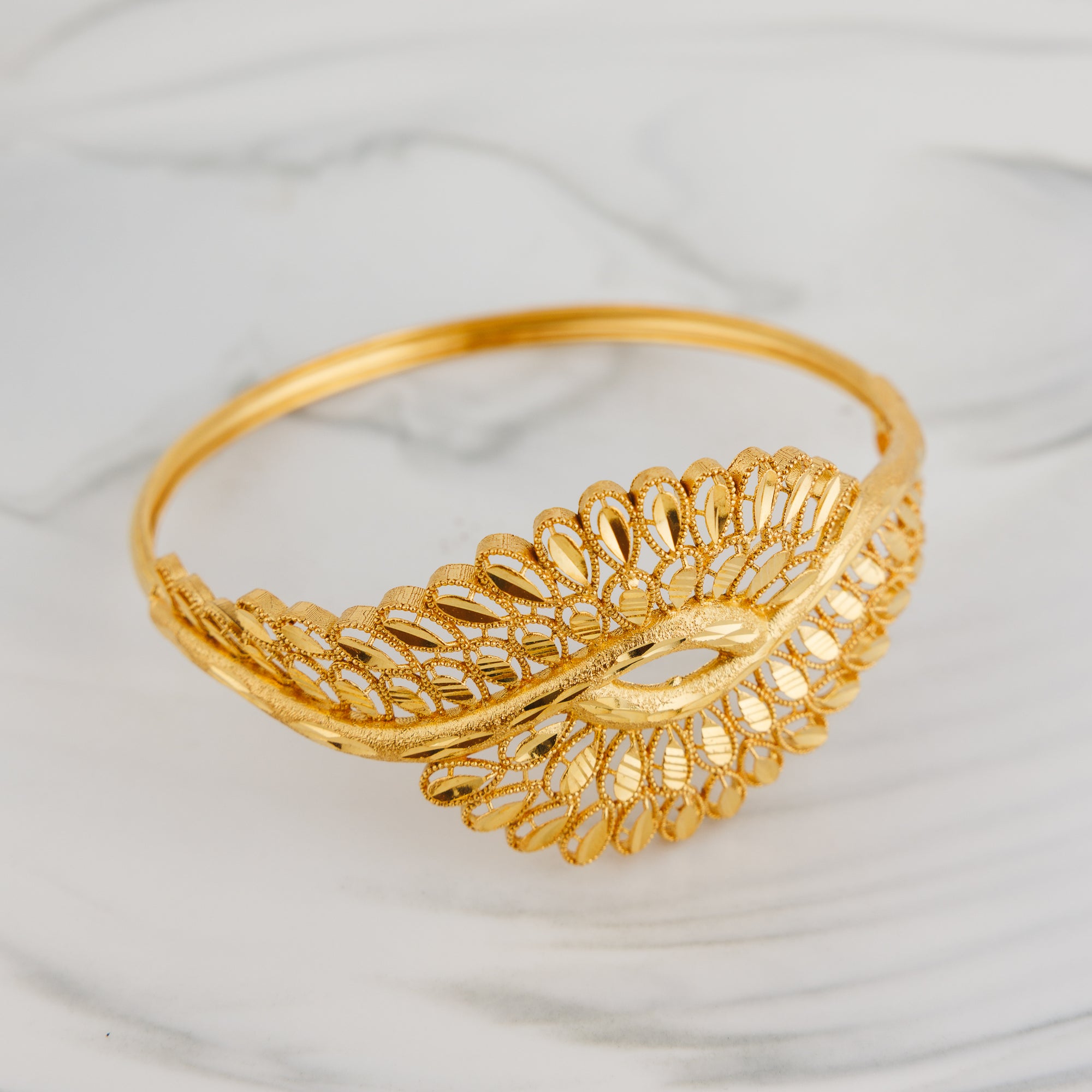 RP Cuff Bracelet (D22) - Silver 925