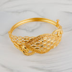 RP Cuff Bracelet With Lock (D9) - Silver 925