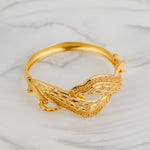 RP Cuff Bracelet With Lock (D16) - Silver 925