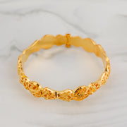 Kid's Casting Kada (D3) - 925 Silver & 24K Gold Plated