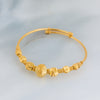 Beads Flex Kids Bangle (D38) - Silver 925 & Gold Plated
