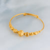 Beads Flex Kids Bangle (D39) - Silver 925 & Gold Plated