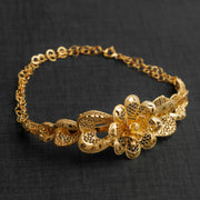سوار نصف ثلاثي الأبعاد (D5) - Silver 925 و Gold Plated
