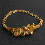 سوار نصف ثلاثي الأبعاد (D4) - Silver 925 و Gold Plated