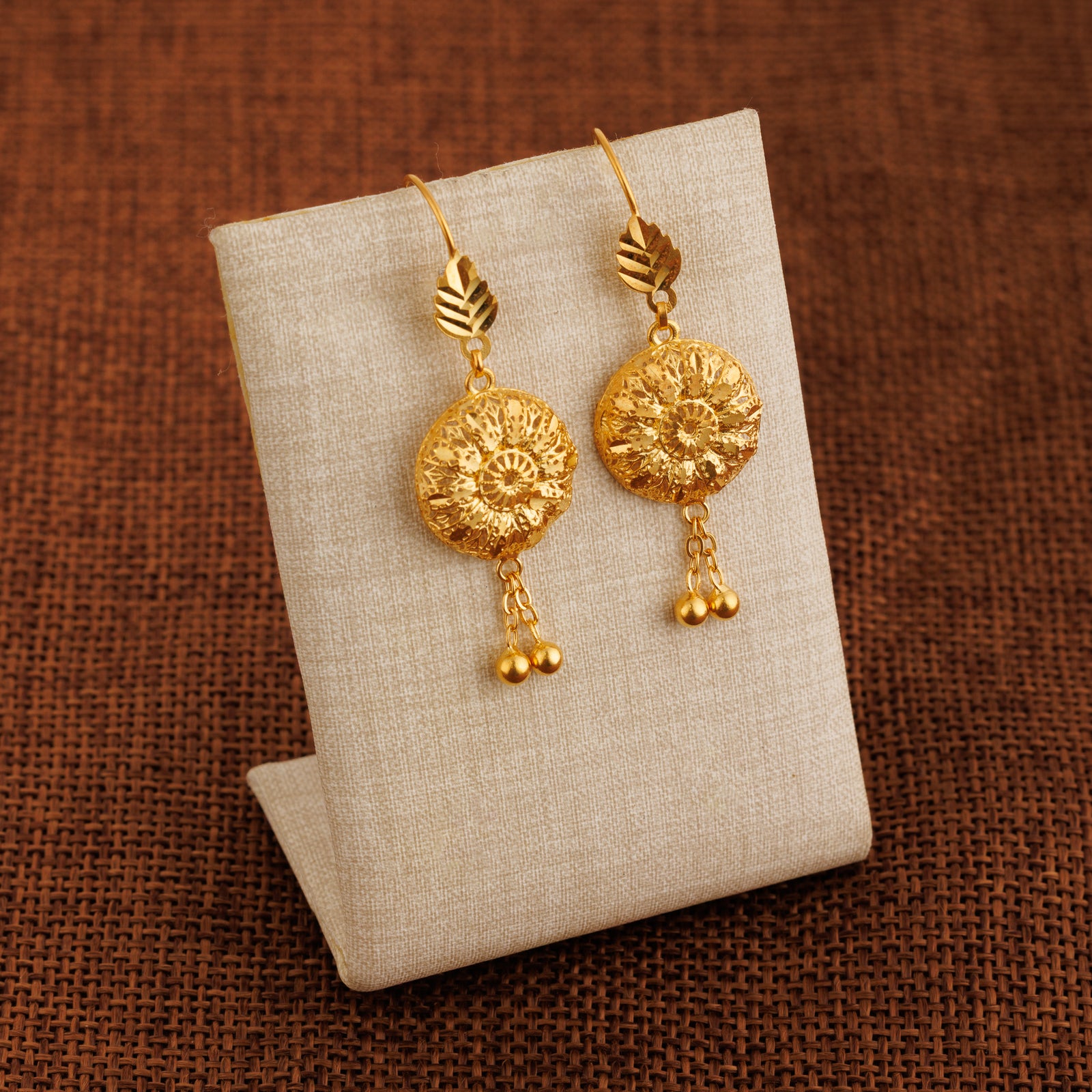 Casting Earrings (D49) - Silver 925 & Gold Plated