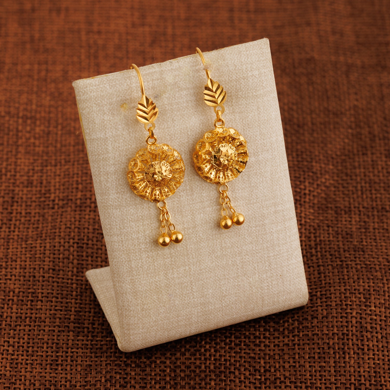 Casting Earrings (D64) - Silver 925 & Gold Plated
