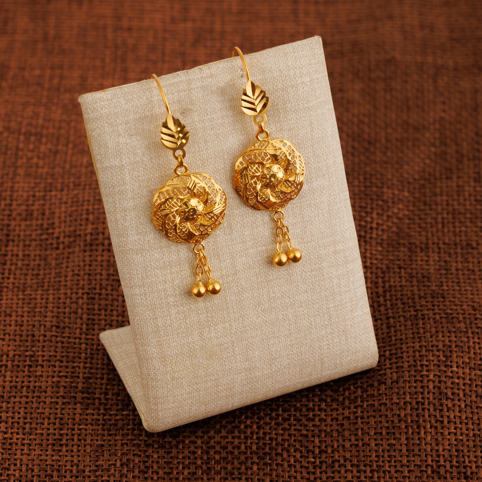 Casting Earrings (D46) - Silver 925 & Gold Plated