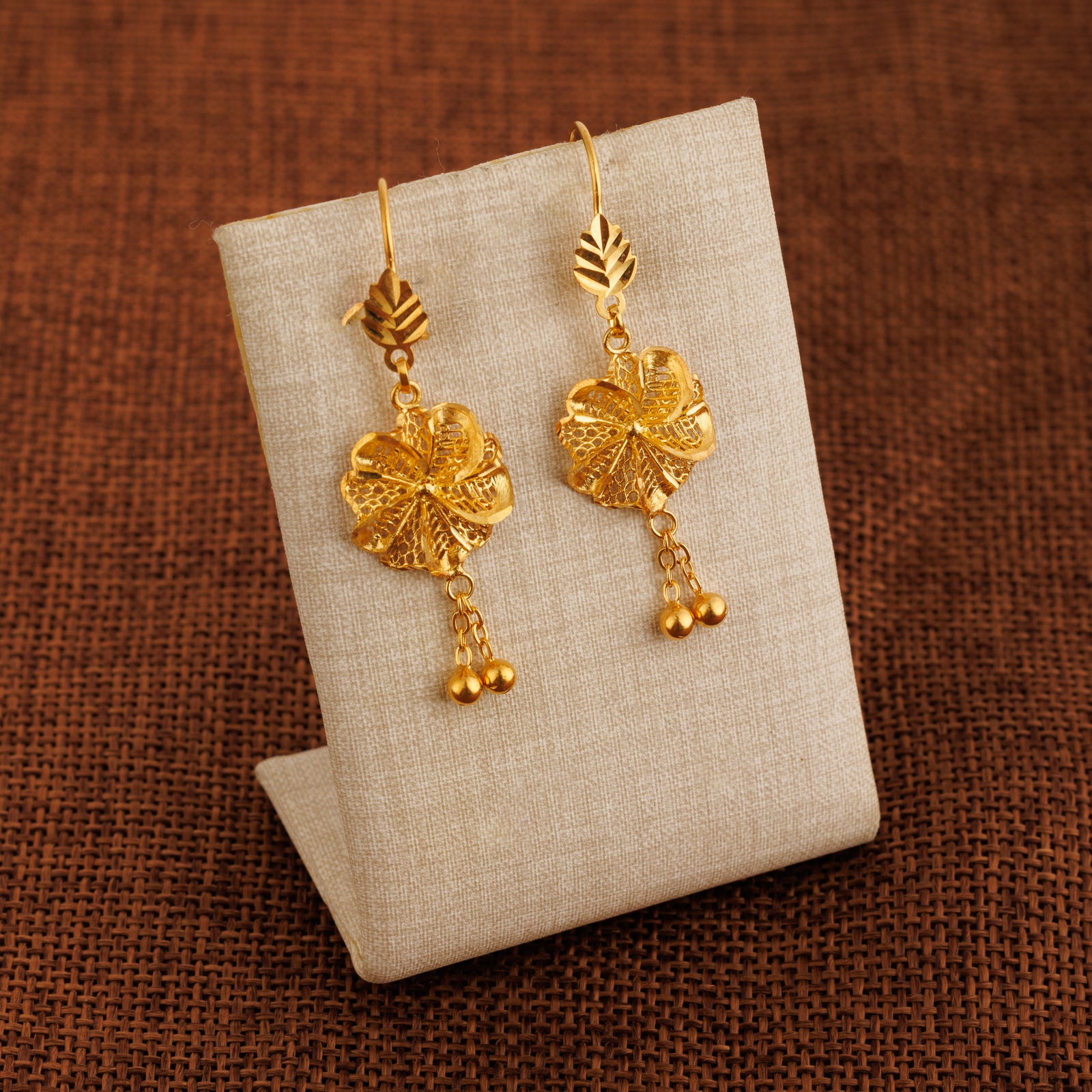 Casting Earrings (D69) - Silver 925 & Gold Plated