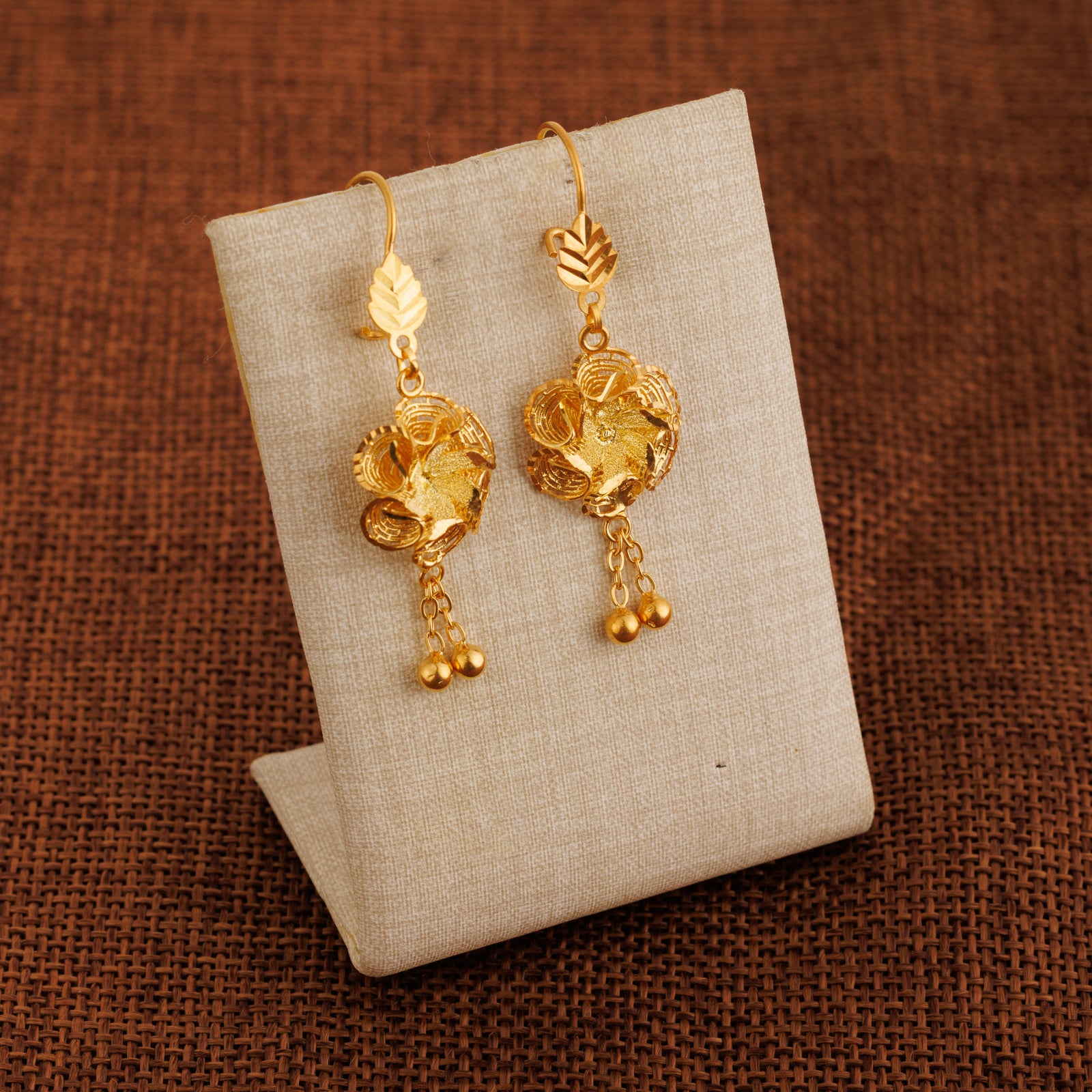 Casting Earrings (D50) - Silver 925 & Gold Plated