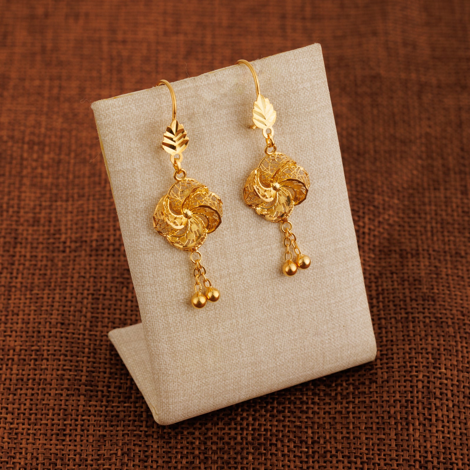 Casting Earrings (D68) - Silver 925 & Gold Plated