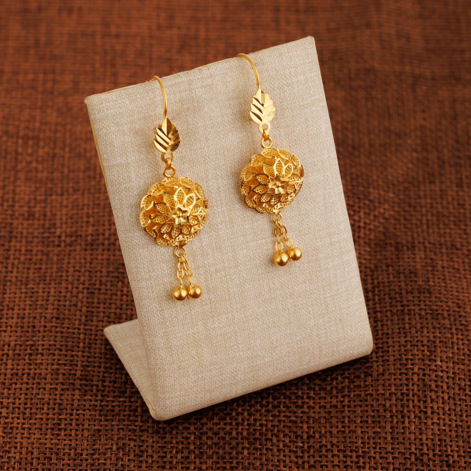 Casting Earrings (D47) - Silver 925 & Gold Plated