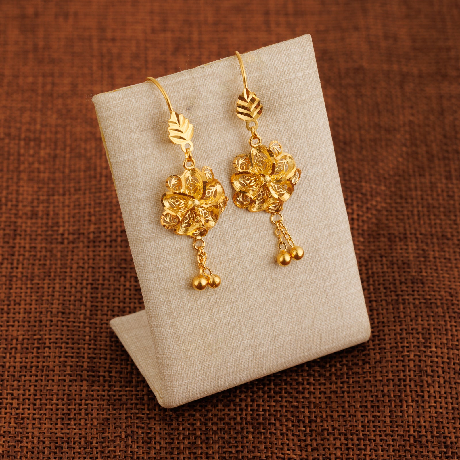 Casting Earrings (D73) - Silver 925 & Gold Plated