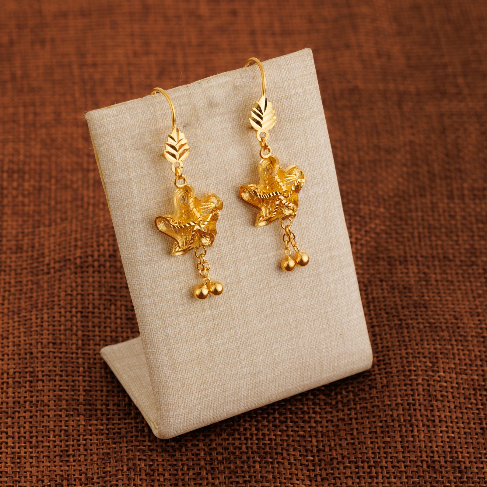 Casting Earrings (D72) - Silver 925 & Gold Plated