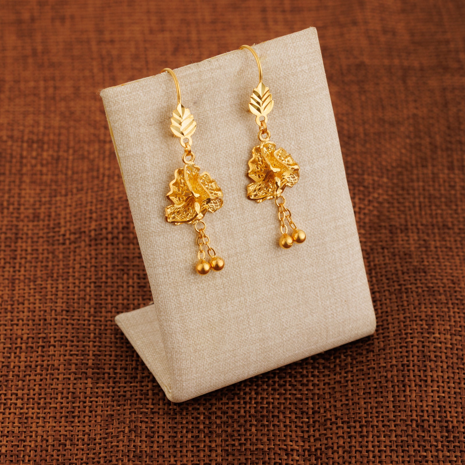 Casting Earrings (D60) - Silver 925 & Gold Plated
