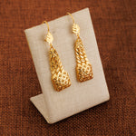 Casting Earrings (D74) - Silver 925 & Gold Plated