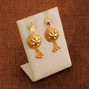 Sphere Earrings (D2) - 925 Silver & 24K Gold Plated