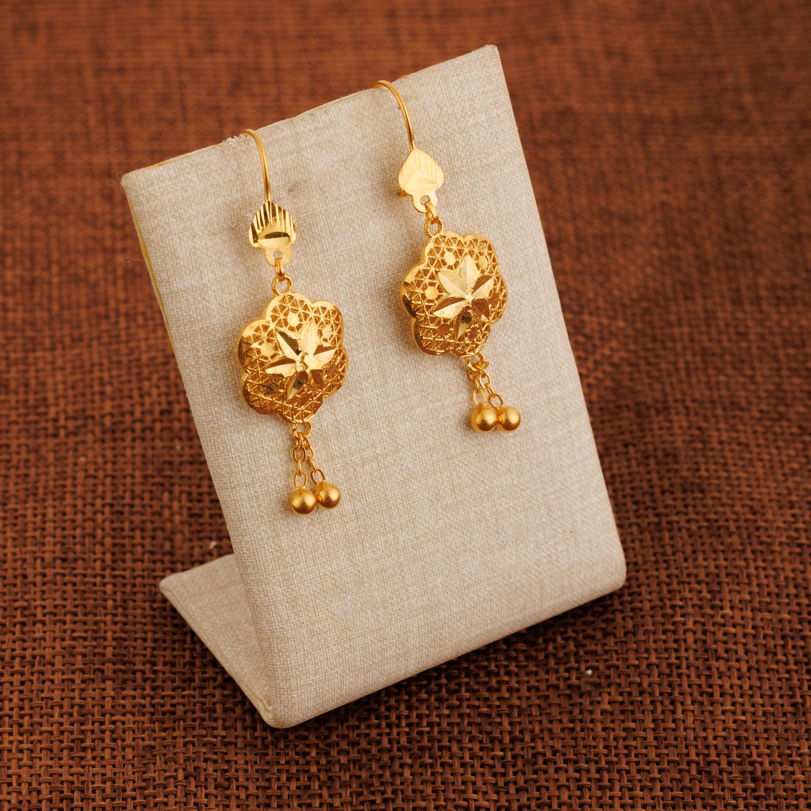 Clover Earrings (D2) - Silver 925 & Gold Plated