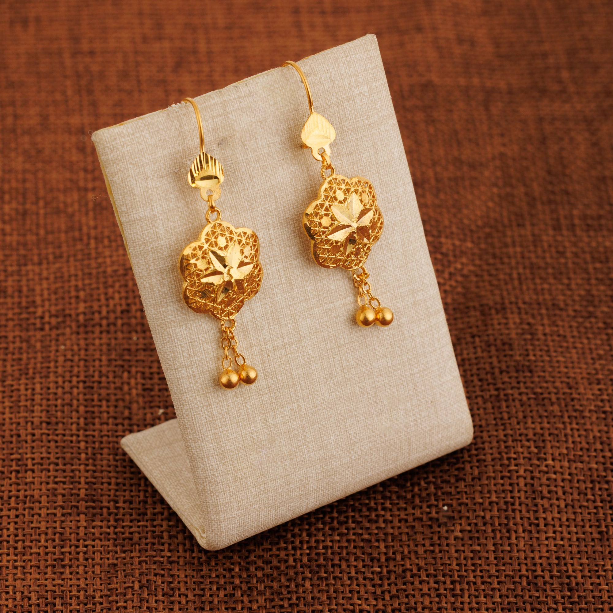 Clover Earrings (D2) - Silver 925 & Gold Plated