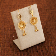 Casting Earrings (D54) - 925 Silver & 24K Gold Plated