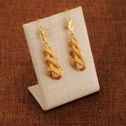 Casting Earrings (D83) - Silver 925 & Gold Plated