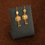 Kid's Hexa Earrings (D2) - Silver 925 & Gold Plated