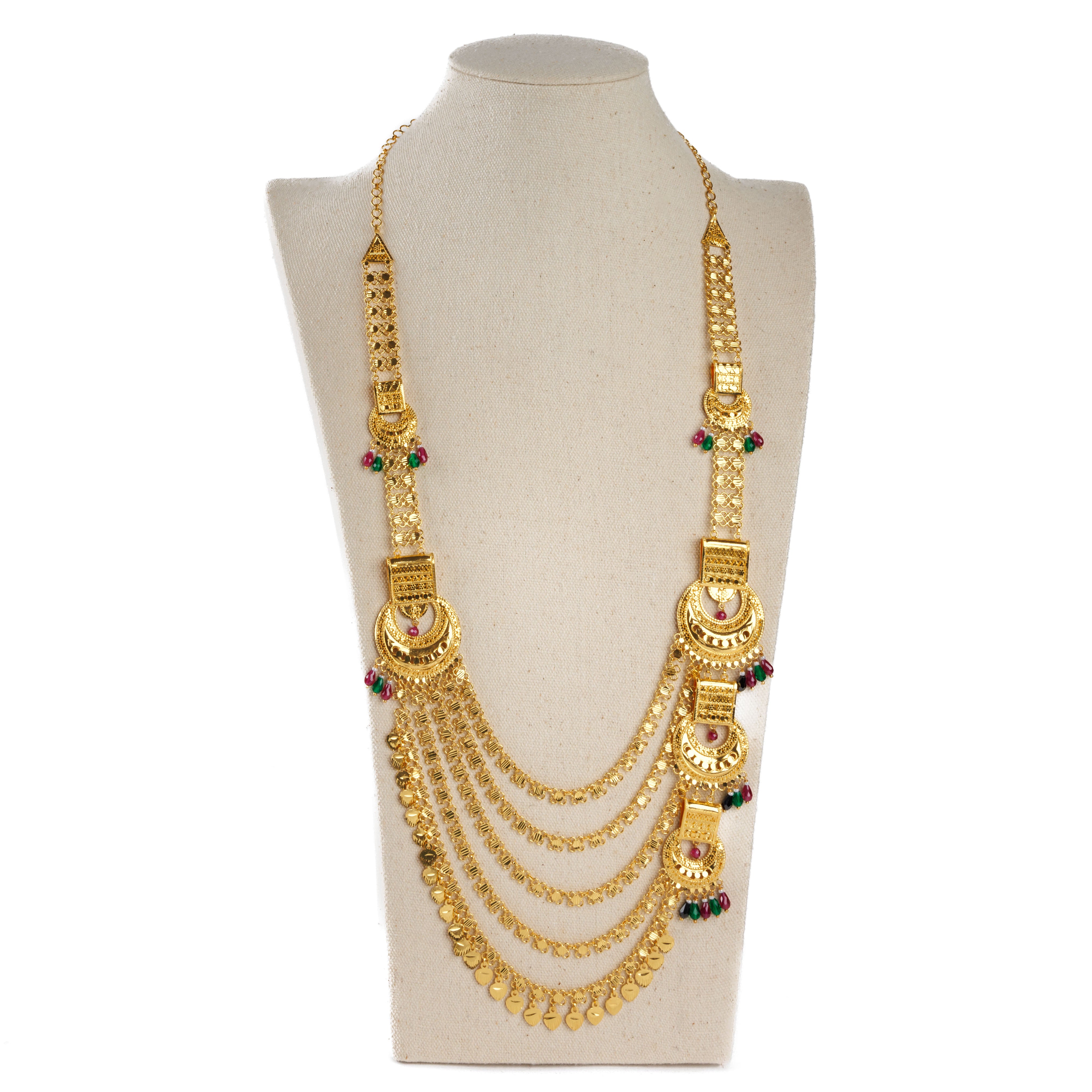 Layered Moon Moria (D1) - 925 Silver & 24K Gold Plated