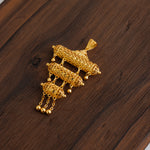 3 Step Pendants (D12) - Silver 925 & Gold Plated