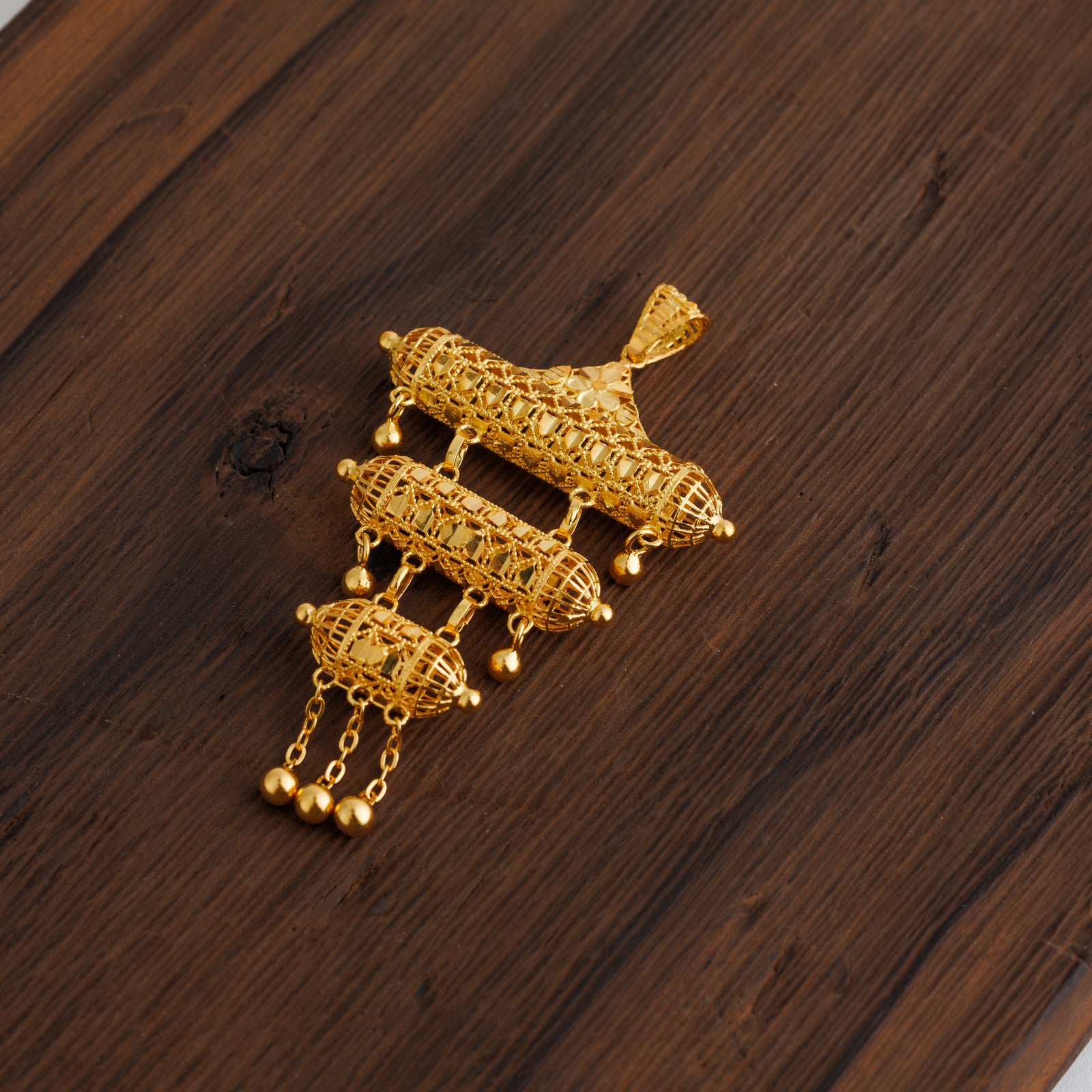 3 Step Pendants (D12) - Silver 925 & Gold Plated