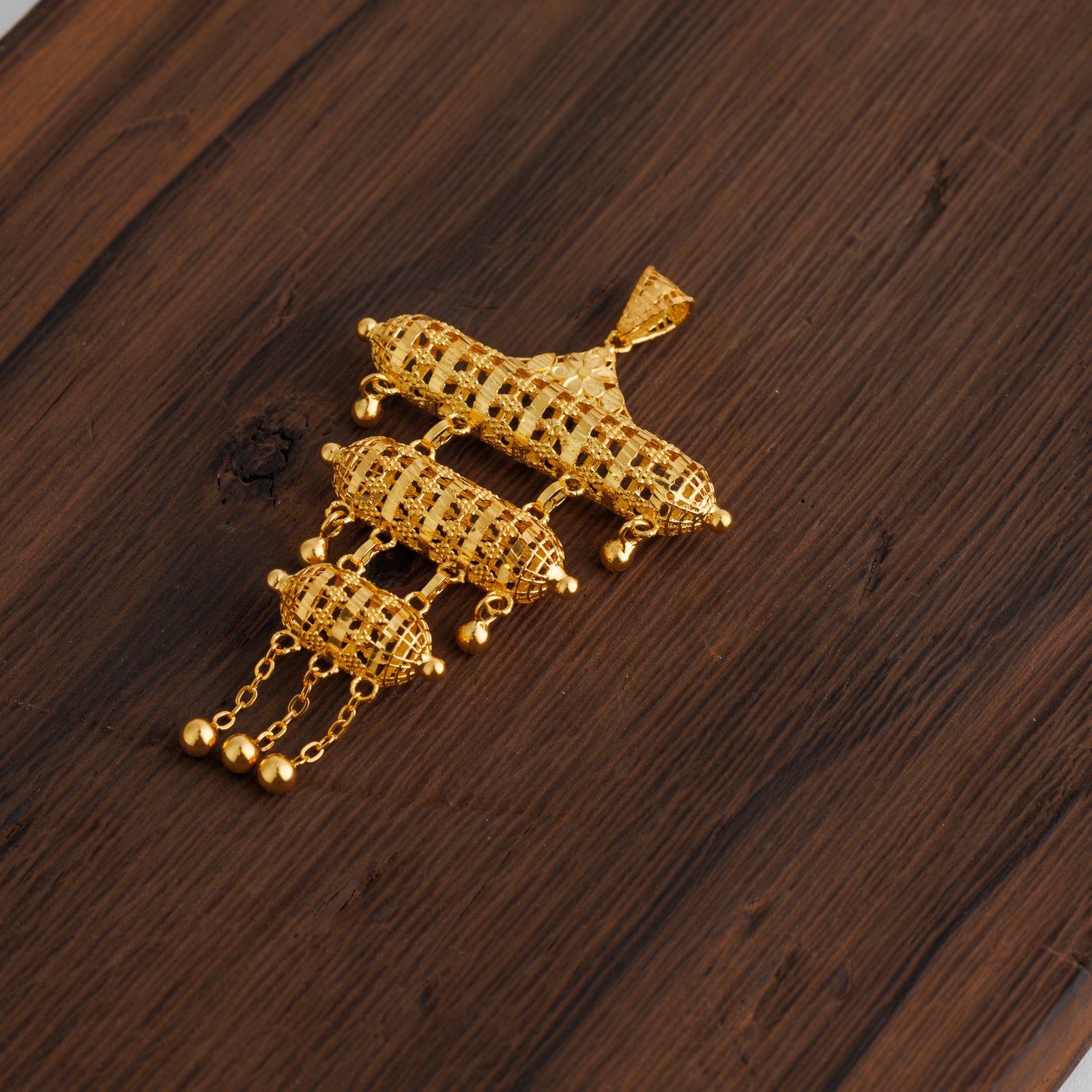 3 Step Pendants (D9) - Silver 925 & Gold Plated