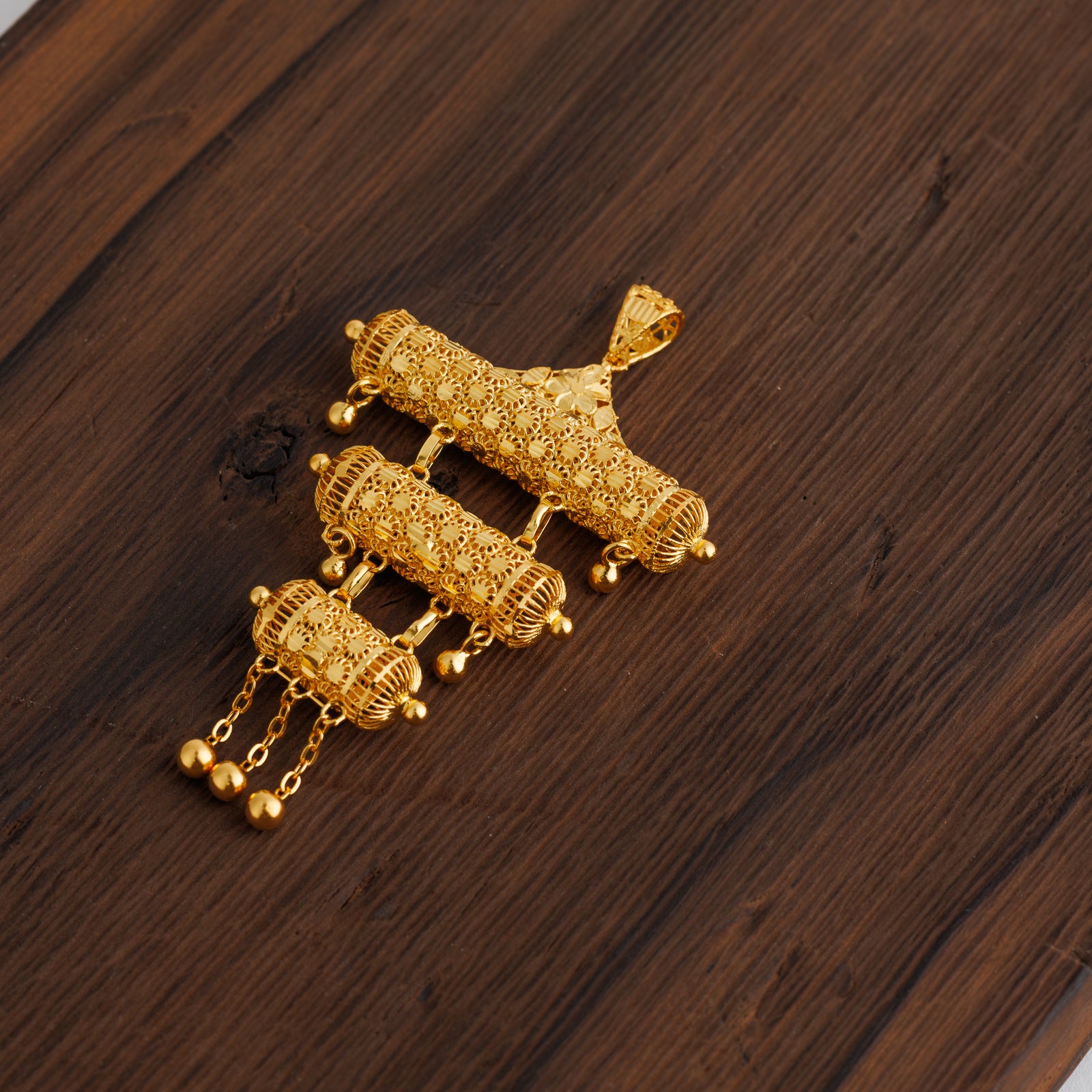 3 Step Pendants (D5) - Silver 925 & Gold Plated