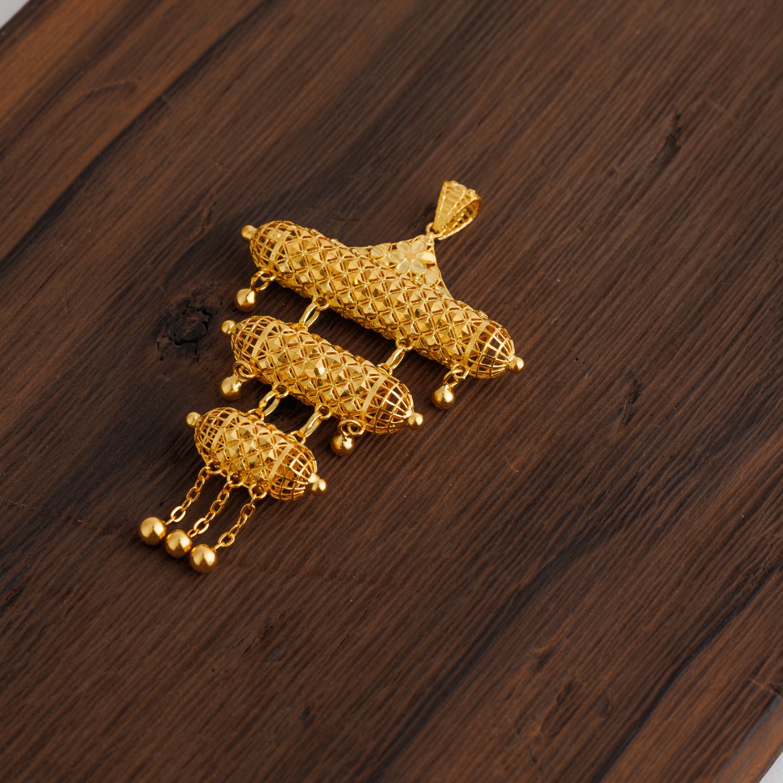 3 Step Pendants (D6) - Silver 925 & Gold Plated
