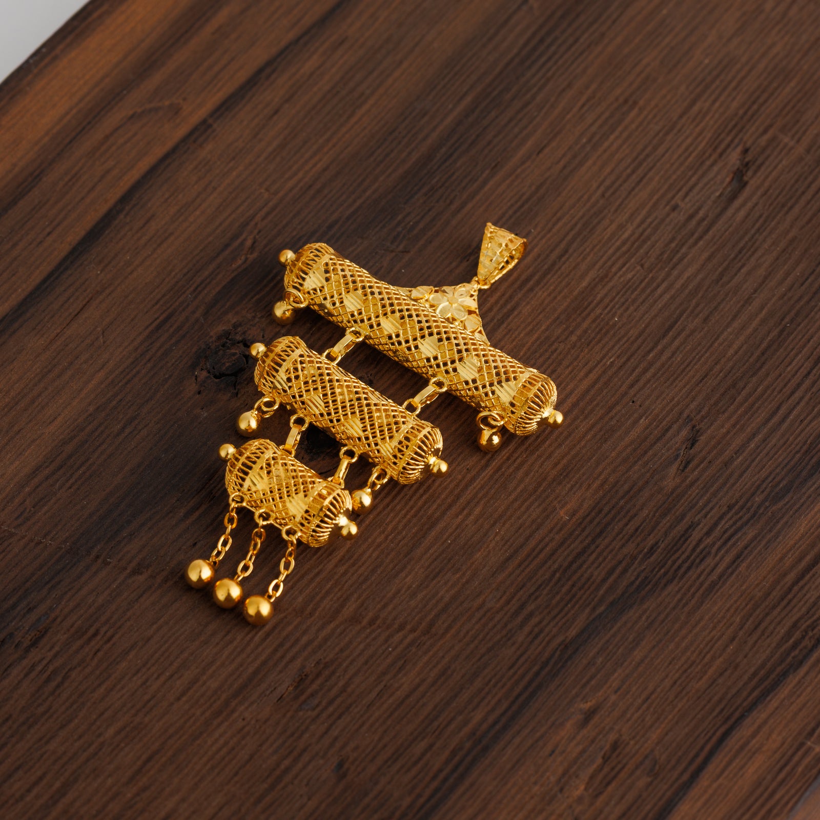 3 Step Pendants (D1) - Silver 925 & Gold Plated