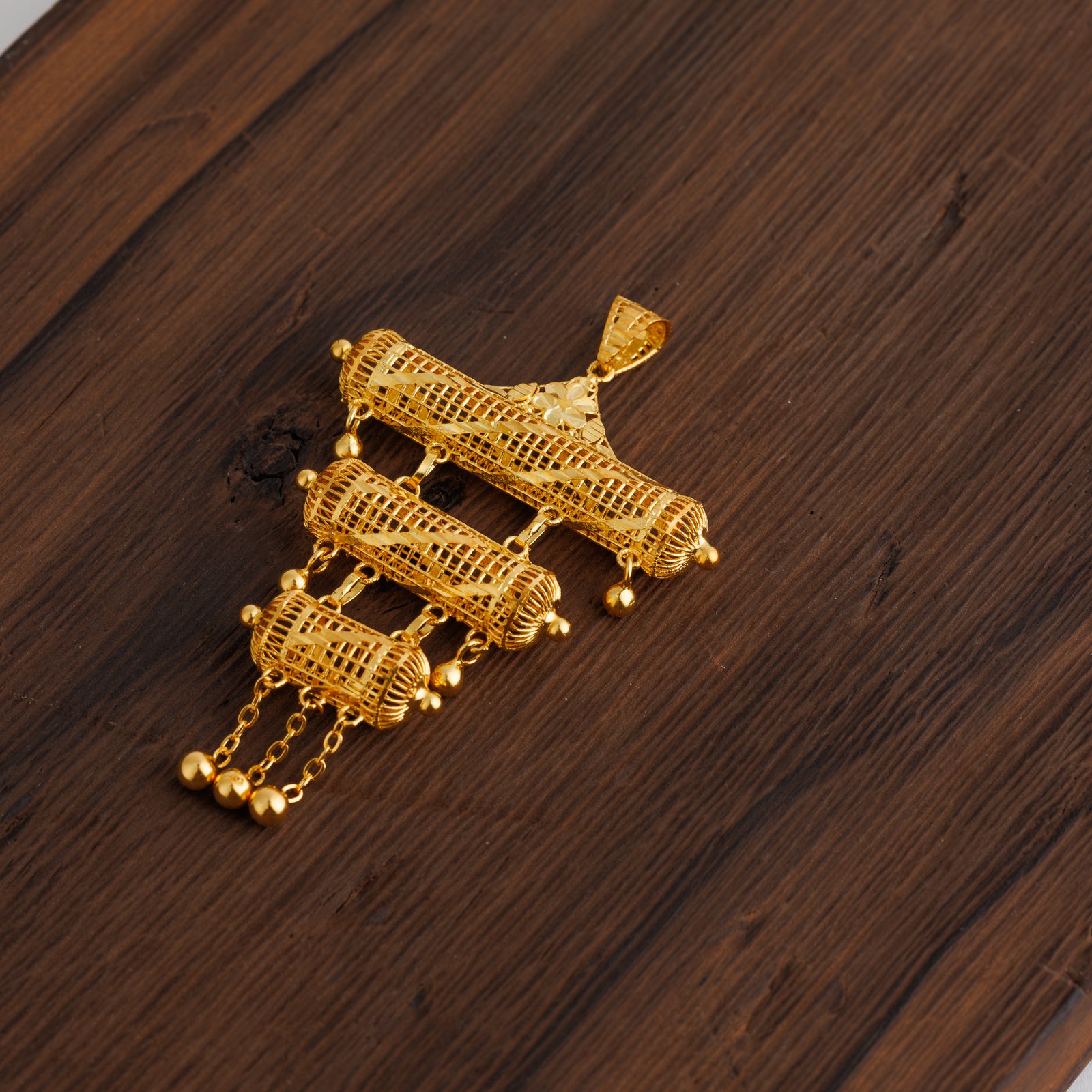 3 Step Pendants (D8) - Silver 925 & Gold Plated