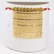 Martasha (4 خط) - مطلي بالذهب والفضة 925