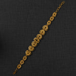 Casting Bracelet (D12) - Silver 925 & Gold Plated