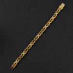 Zircon Bracelet (D17) - Silver 925 & Gold Plated