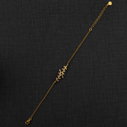 سوار أوراق الزركون (D1) - Silver 925 و Gold Plated
