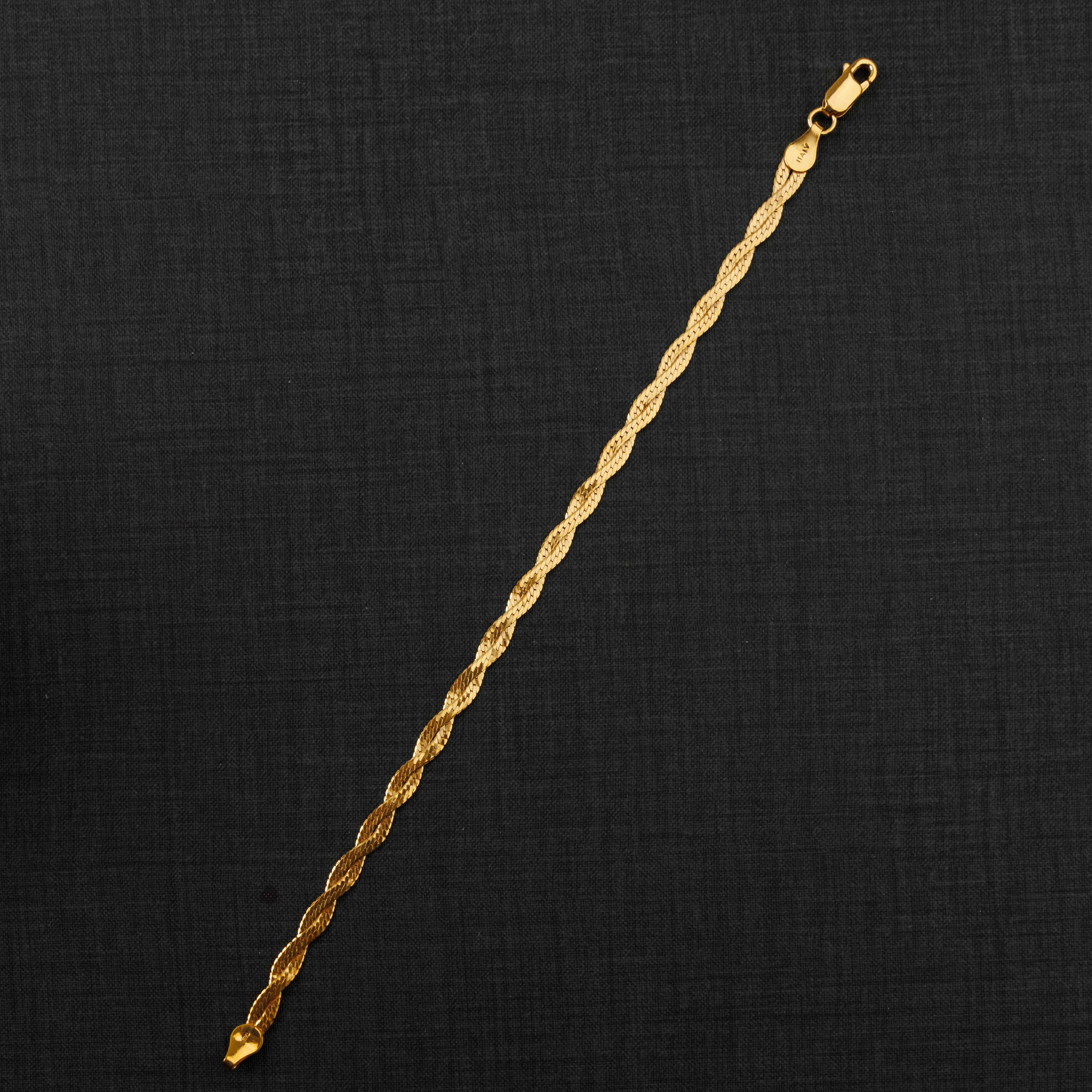 سوار تركي (D4) - Silver 925 و Gold Plated