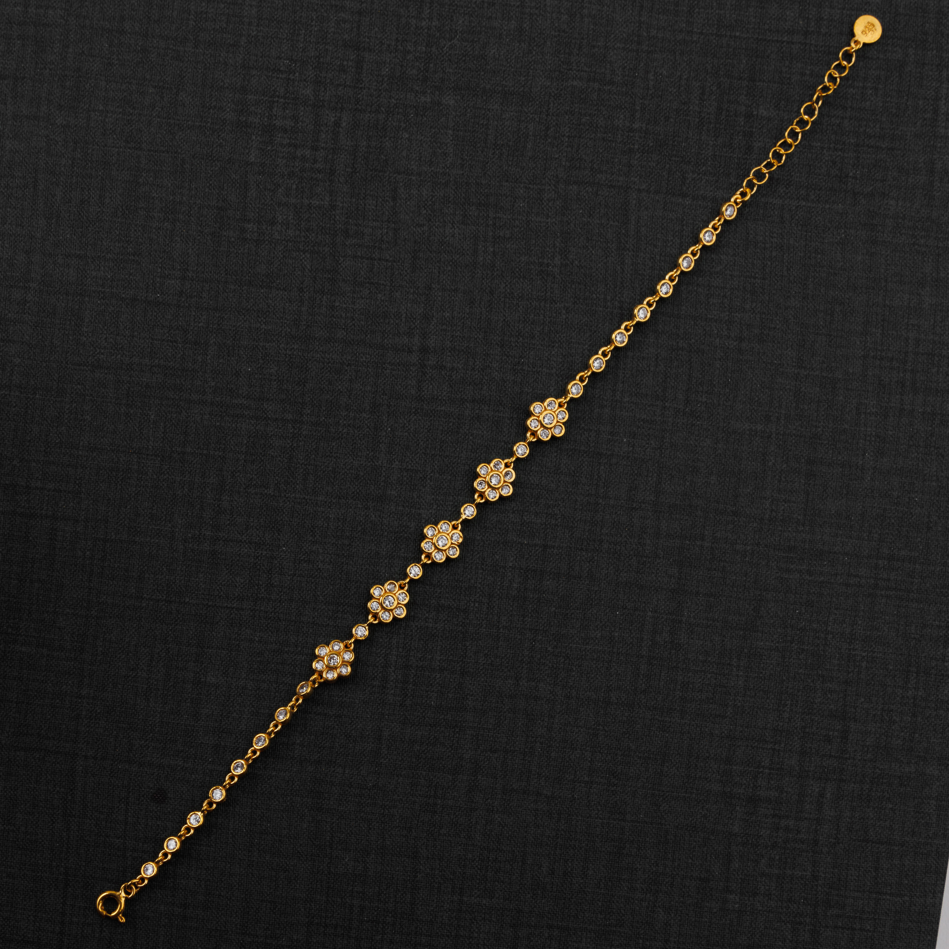سوار الزركون (D8) - Silver 925 و Gold Plated