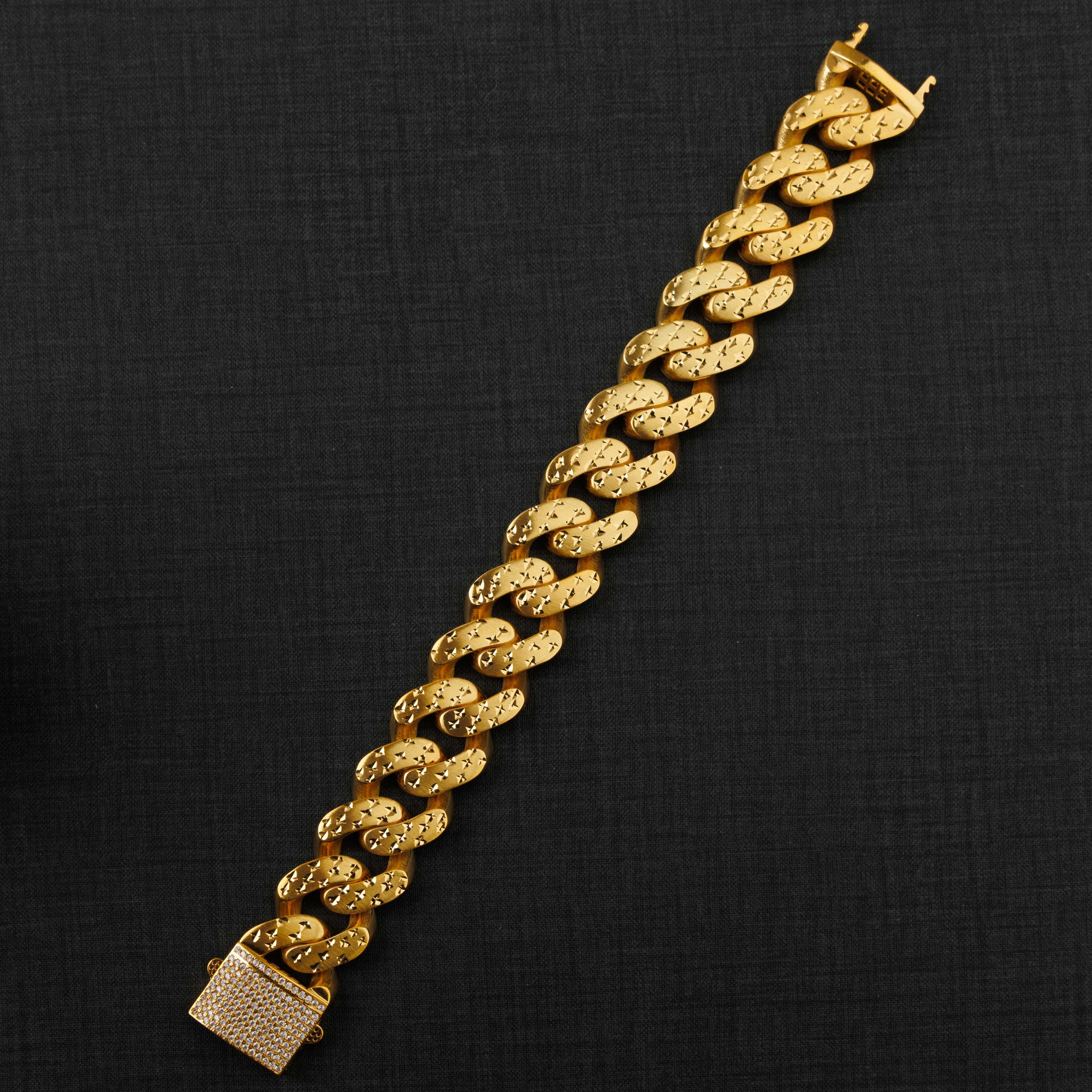 Zircon Bracelet (D22) - Silver 925 & Gold Plated