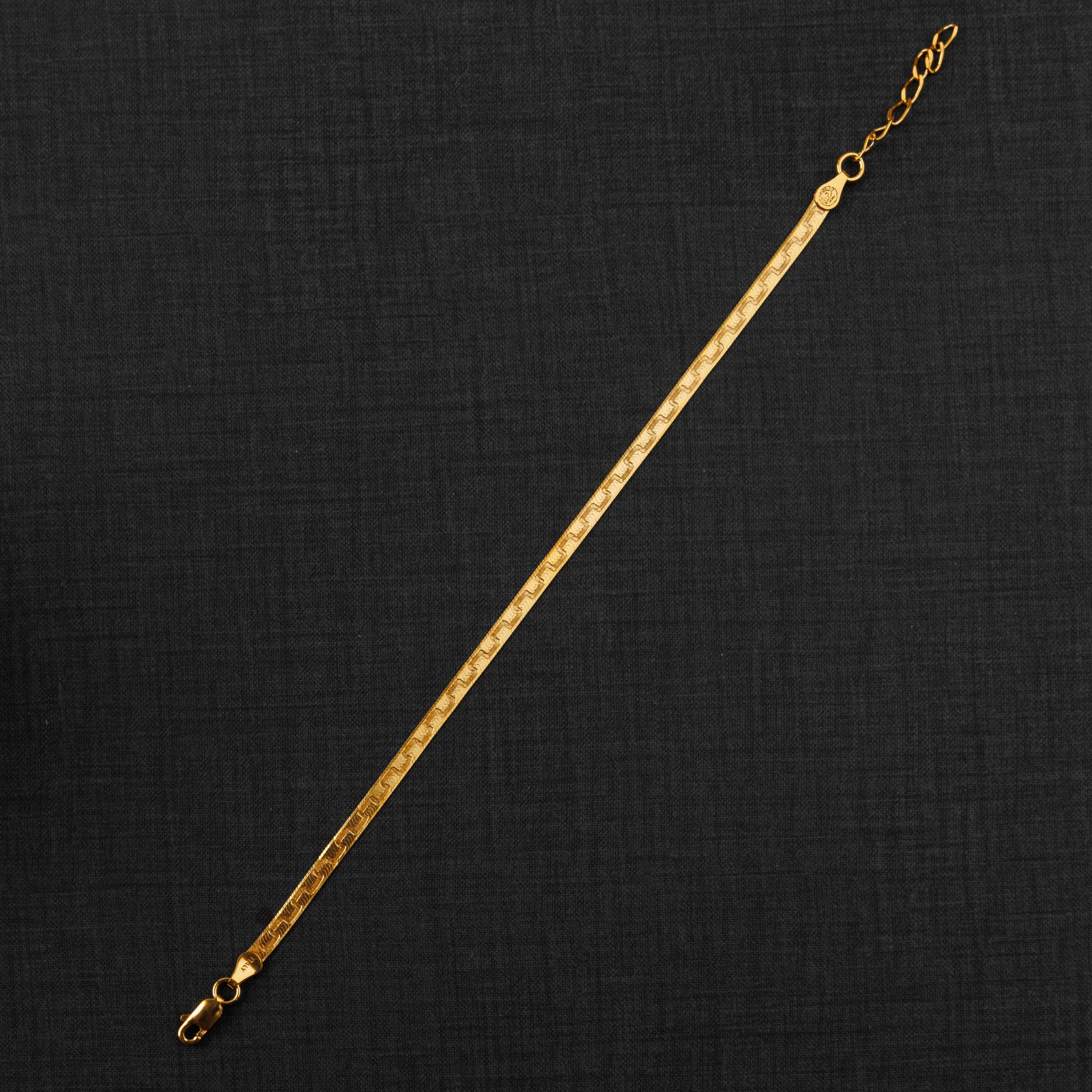 سوار تركي (D7) - Silver 925 و Gold Plated