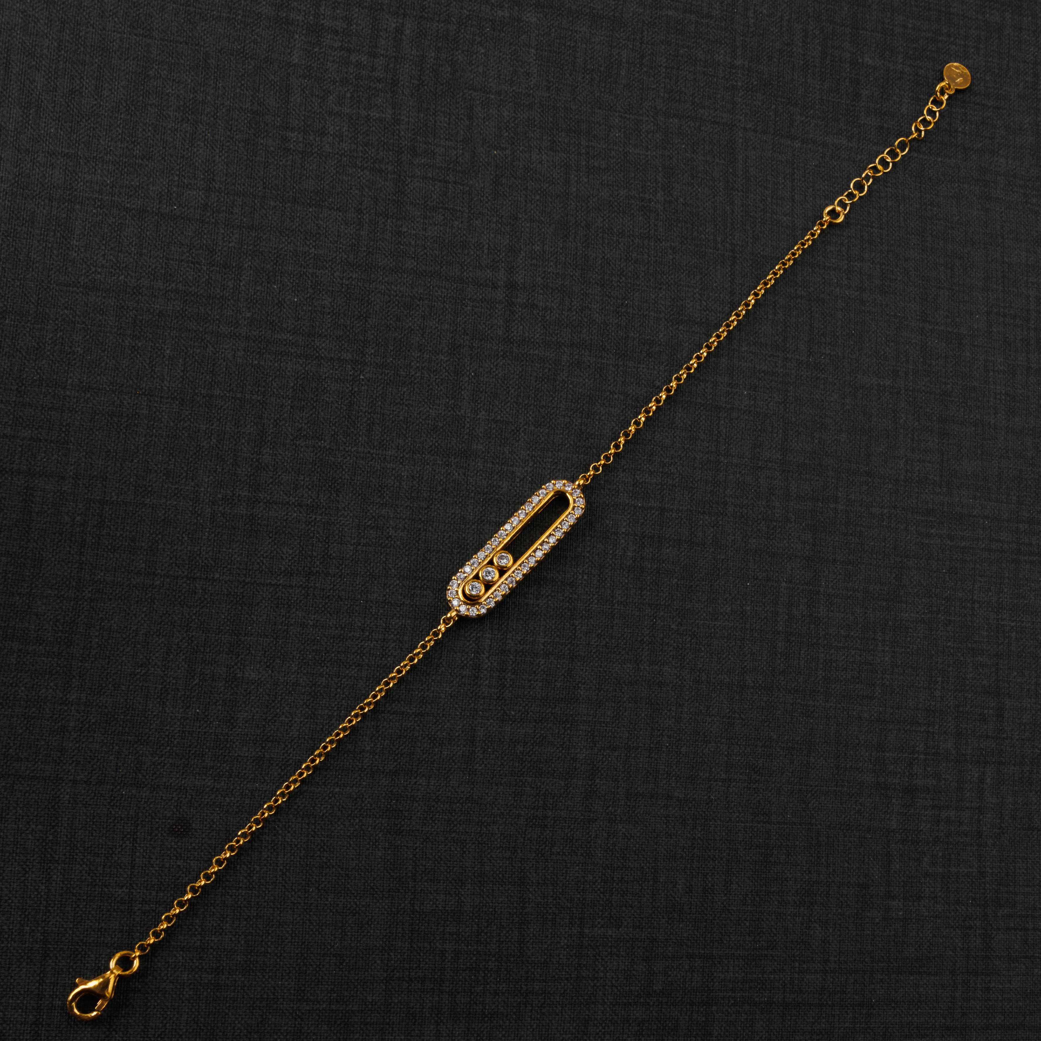 سوار Zircon Mesikka (D6) - Silver 925 و Gold Plated