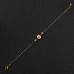 Zircon Bracelet (D3) - Silver 925 & Gold Plated